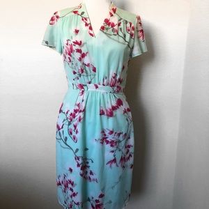 Alex Marie Elise Mint Green Cherry Blossom Dress